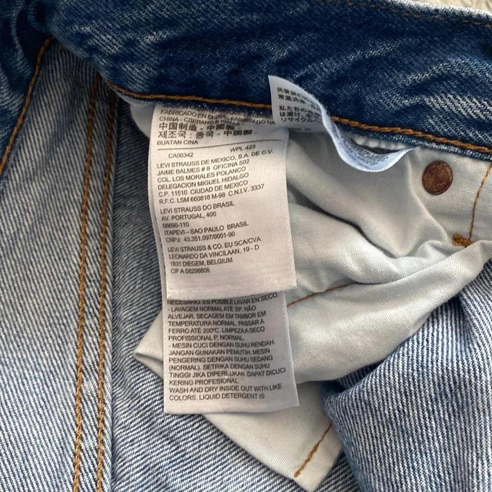 Levi’s Distressed Denim